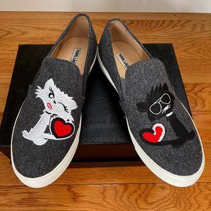 Karl Lagerfeld Slip-on Cat Sneakers. Almost new